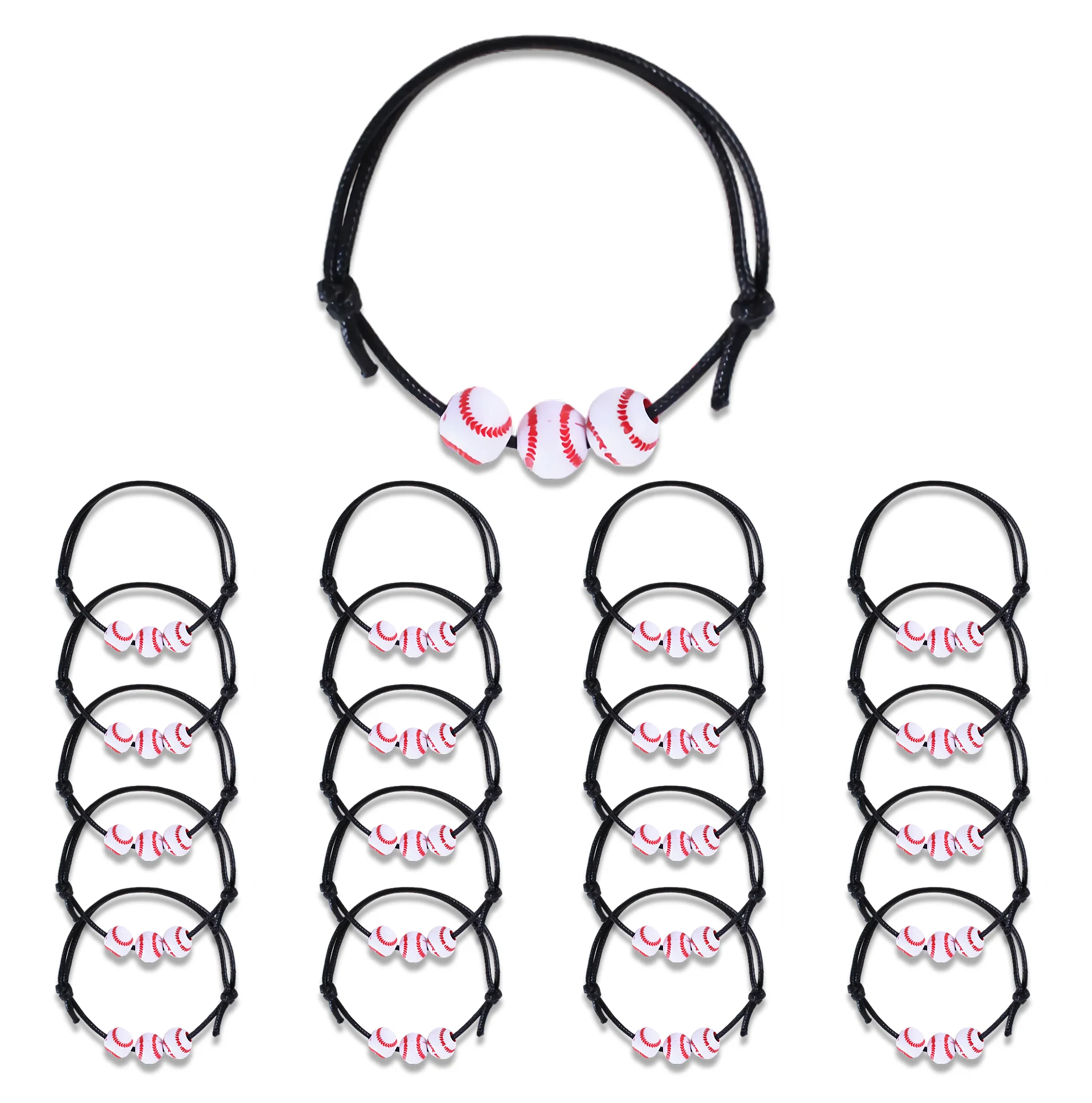 Outdoors Sports Party Favors Charm Accessories Soccer Bracelets